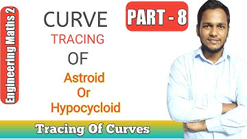 #8 Tracing Of Astroid Or Four Cusped Hypocycloid || Tracing Of Curves || Engineering Maths 2 | Hindi