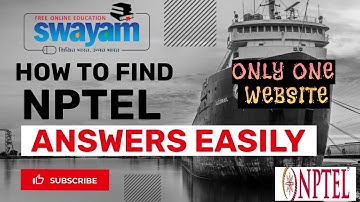 🔥🔥Swayam NPTEL Assignment Answers | How To Find Answer of Swayam Quiz | Exams Hacks | Nptel wallah