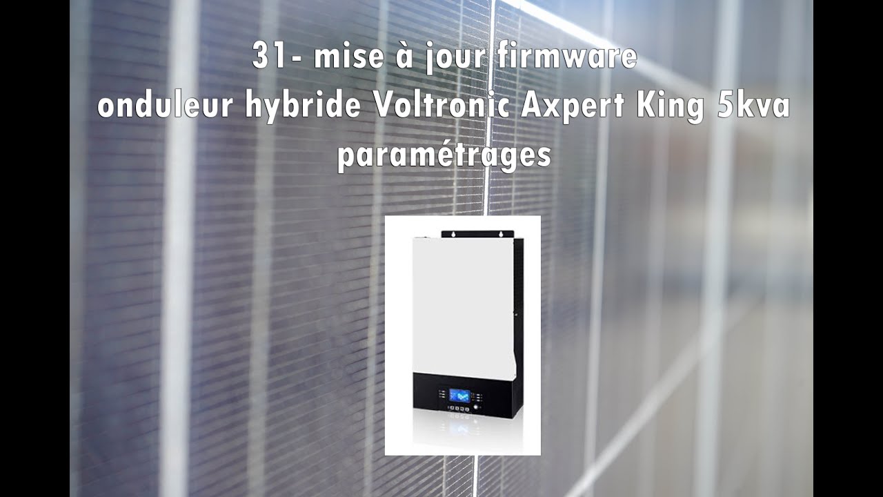 Onduleur Hybride 5kW - KING 5K 48V MPPT 80A - Voltronic