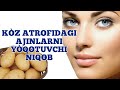 Kòz atrofidagi ajinlarni yòqotuvchi niqob