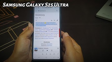 How to read a webpage aloud in the Samsung Internet app on Samsung Galaxy S25 Ultra