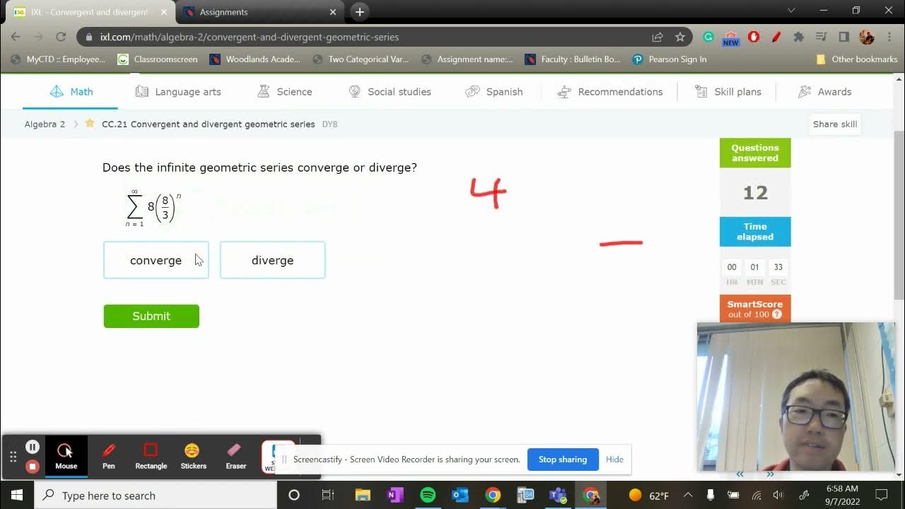 IXL Algebra 2 CC21 - YouTube