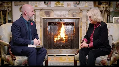 The Duchess of Cornwall in conversation with Dougl...
