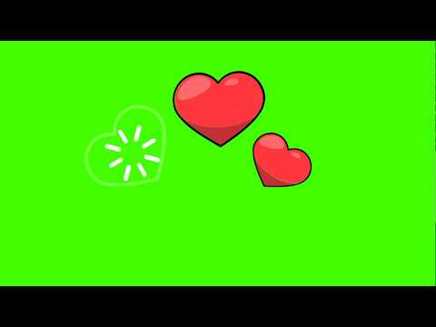 Green Screen Love Animated effects | use this for Youtube - Free for youtube