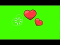 Green screen love animated effects  use this for youtube  free for youtube