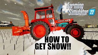 HOW TO GET SNOW in Farming Simulator 2022 | Getting Ready for Winter time & Christmas | PS5 & Xbox screenshot 5