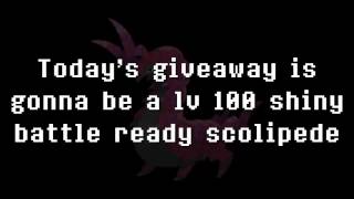 [CLOSED] Pokémon Sun and Moon GTS giveaway (Scolipede)