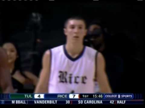 Connor Frizzelle pregame spotlight - Rice Owls Basketball
