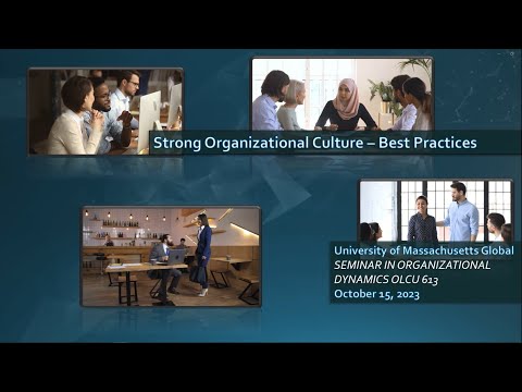 Building Strong Organizational Cultures   Best Practices