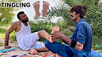 ASMR TINGLES FEET MASSAGE & LEG CARE THERAPY FOR STRESS RELIEF | FOOT REFLEXOLOGY | PAIN RELIEF
