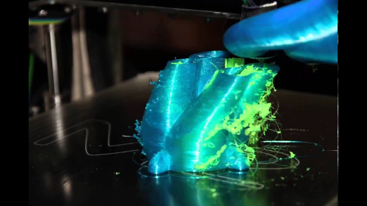 Dual extruder print on M2 timelapse YouTube