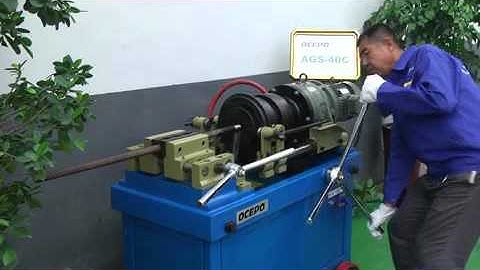 AGS 40C Rebar Thread Rolling Machine