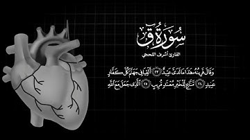 تلاوة عطرة للقارئ الشيخ أشرف اللحجي لسورة ق كاملة
