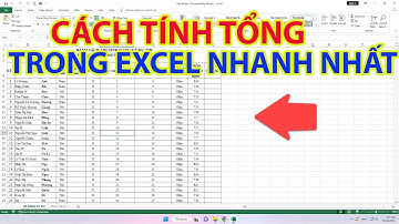 Cách Tính Tổng Trong Excel Nhanh Nhất