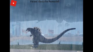 Kaiju Universe Heisei Godzilla Remodel Showcase