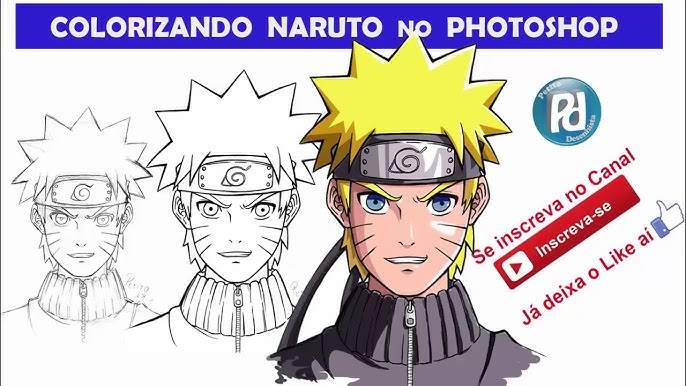 111 desenhos do Naruto para colorir