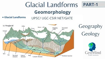 Glacial Landforms|  Part-1 | Geomorphology | Geography | Geology | UGC NET | CSIR NET| GATE | UPSC