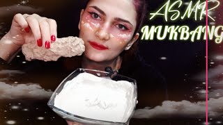 ASMR•MUKBANG•BARS OF SOUR CREAM WITH CREAM