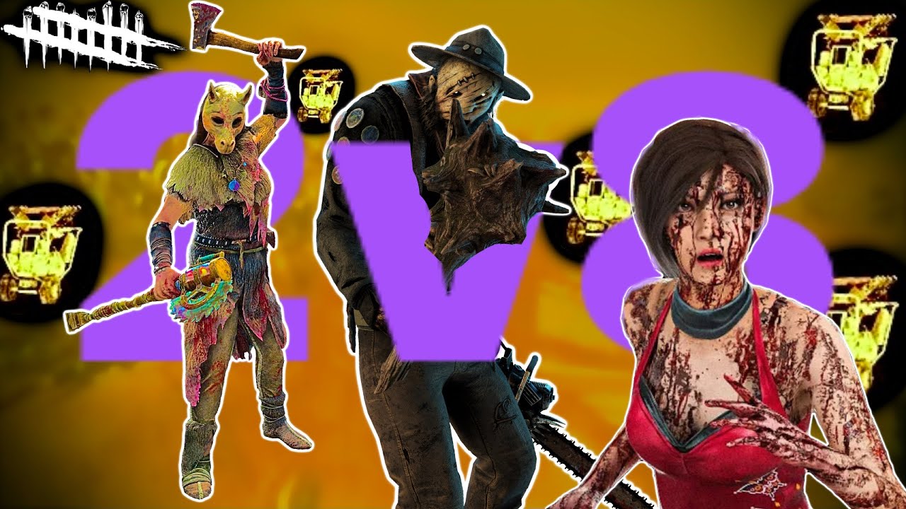 2 KILLERS CHASE ME FOR 8 GENERATORS IN 2v8 Dead by Daylight - YouTube