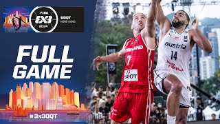 Austria 🇦🇹 vs Switzerland 🇨🇭 | Men Full Game | FIBA #3x3UOQT 2024