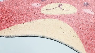 Printed carpet cutting machine