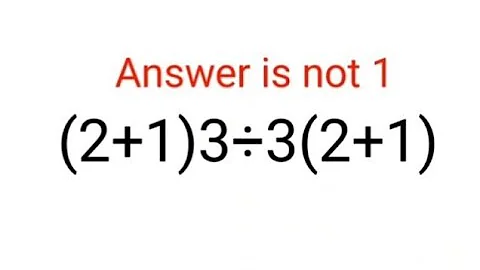 (2+1)3÷(2+1)3 Answer is not 1. Can you solve this Ukraine Math Test problem?#math #ukraine
