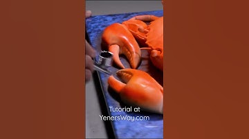 Thumbnail of 3D Crab Cake tutorial available at YenersWay.com #cakeart #caketutorial #cakedecorating #cake #cakes
