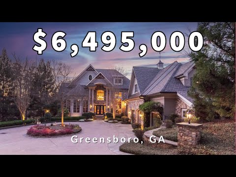 Stunning 11,000 SQFT Luxury Mansion on Lake Oconee