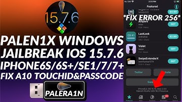 iOS 15.7.6 Jailbreak with Palen1x Windows & Fix Error 256 Palera1n Jailbreak | iPhone7/6S/SE1 | 2023