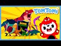 Dino rangers  protect the earth from the meteors  dinosaur songs  kids song  tomtomi