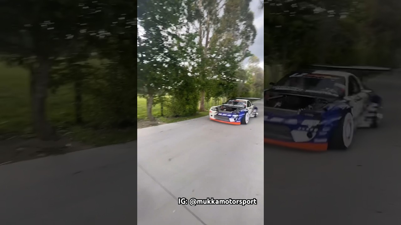 Roaring Artistry: Unique 6-Rotor Mazda RX7 FD Takes on Drifting with a Symphony! 🚗💨 