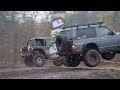 Nissan Patrol Y60 M57 vs Jeep Wrangler Rubicon 2.0T - Cross Country Baja Drag Race