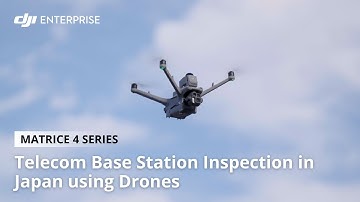 Telecom Base Station Inspection in Japan with DJI Drones