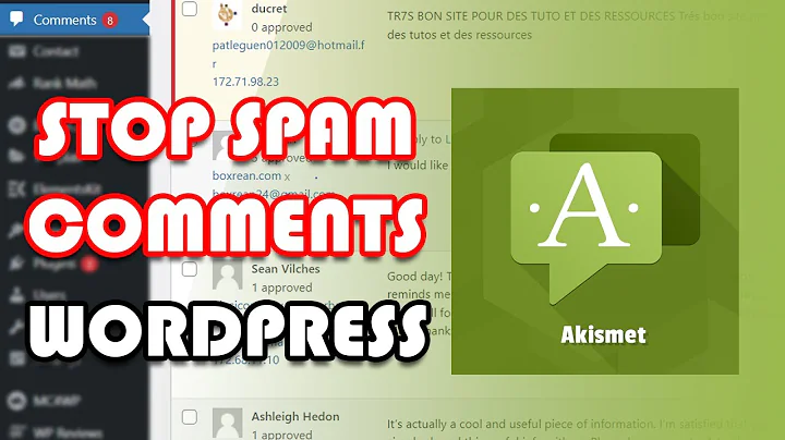 How to Stop spam comments WordPress with Akismet FREE Anti-Spam Plugin