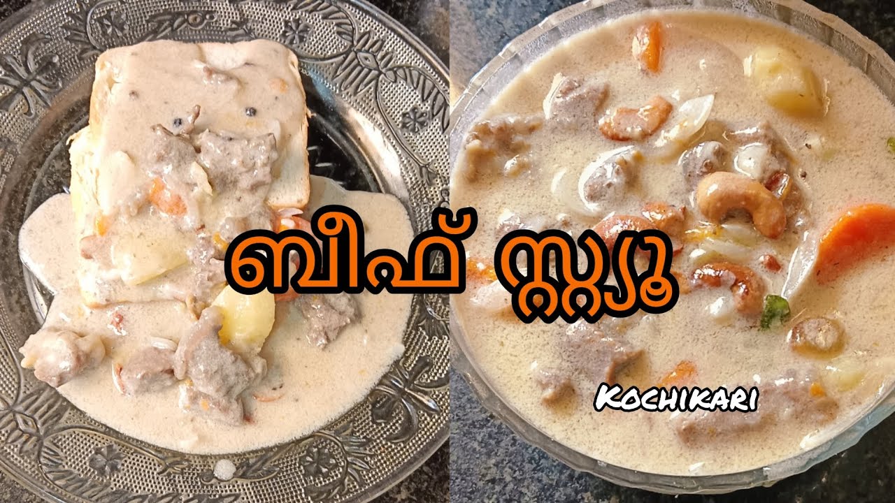 അപ്പത്തിൻ്റെയും  ബ്രെഡിൻ്റേയും കൂടെ കഴിക്കാൻ പറ്റിയ അടിപൊളി ബീഫ് സ്റ്റ്യൂ😋