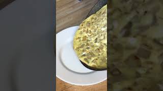 Омлет за одну минуту. #рецепт #еда #вкусно #омлет #изяйца #картошечка