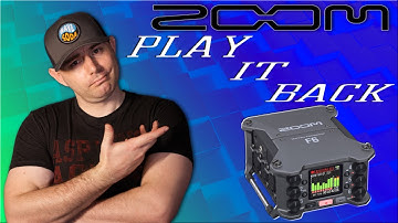 Who uses Playback? Zoom F6 Playback, Key Settings, Marks (Zoom F6 Part 32)