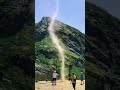 🌪️powerful little tornado in the mountains😲 #nature #mountains #tornado #paragliding