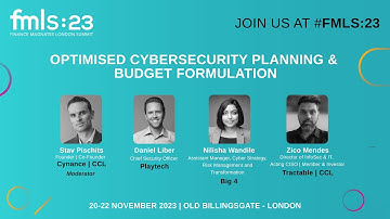 Optimised Cybersecurity Planning and Budget Formulation | FMLS:23