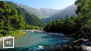 4K UHD Asusa River Ambience | Serene Nature River Sounds for Sleep and Relax | 6 Hours