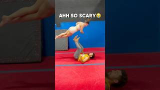 The COOLEST trick I’ve ever done😳🥳 #stunt #insane #challenge