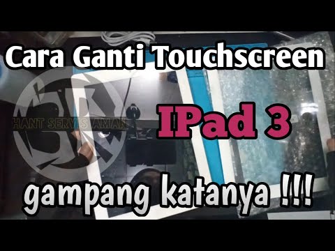 Cara mengganti lcd ipad 2. 