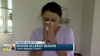 Pollinating grasses and trees hit allergy sufferers hard this season