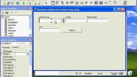 Aplikasi Konversi Mata Uang Dengan Delphi