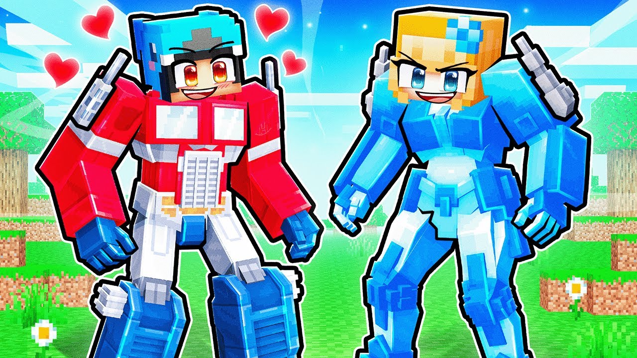 OMZ’S GIRLS Become TRANSFORMERS in Minecraft