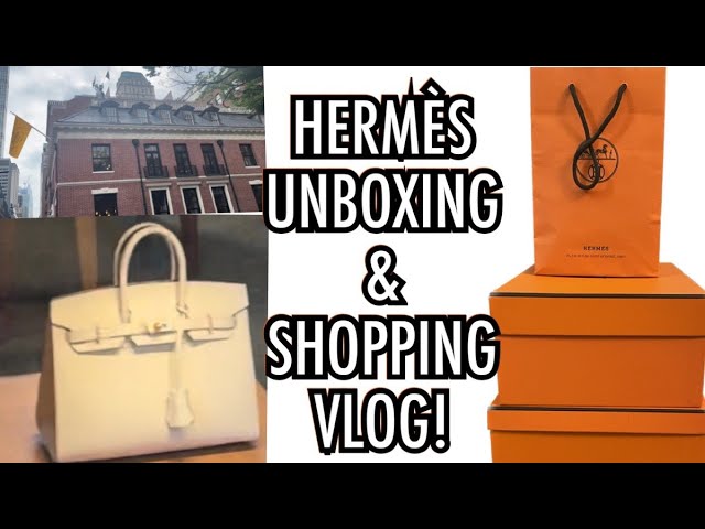 Unbox this beauty with us! Hermes Crocodile Birkin 35 in “Bordeaux” wi