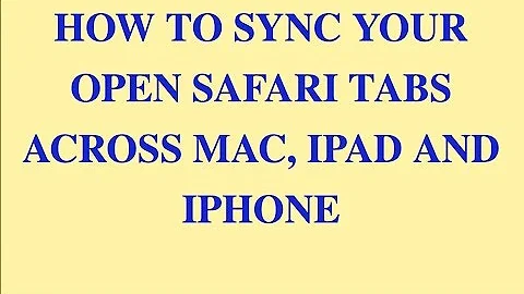 How to Sync Your Open Safari Tabs Across Mac, iPhone, and iPad