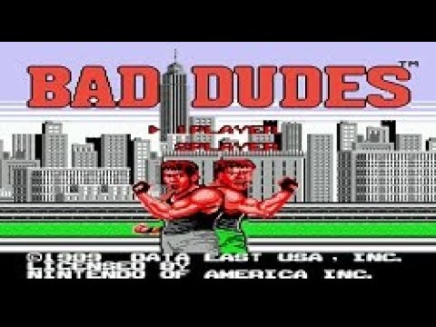 Полное прохождение (((Dendy))) Bad Dudes / Плохие парни