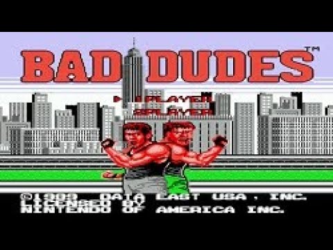 Полное прохождение (((Dendy))) Bad Dudes / Плохие парни