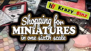 Shopping for Miniatures at Krazy Binz in One Sixth Scale Shopping for Miniatures at Krazy Binz in One Sixth Scale